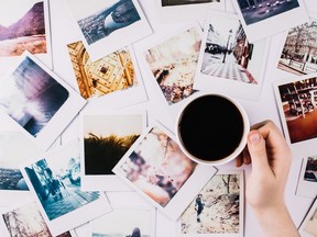 Coffee and Polaroids