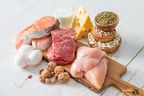 Protein is found in meat, fish, nuts, seeds, cheese, legumes and other foods.