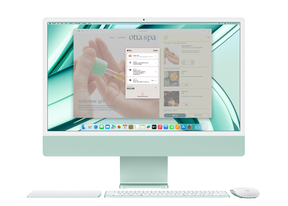 iMac M3 in green.