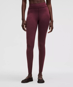 Soft Sueded High-Rise Tight