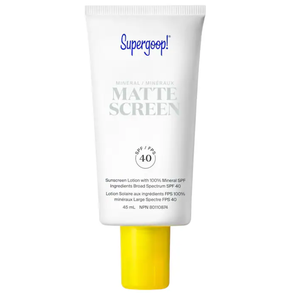 Supergoop! Mineral Mattescreen SPF 40 Mineral Sunscreen.