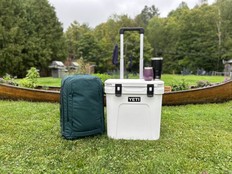 Testing out Yeti gear.