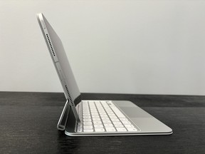 iPad Pro 2024 M4 with the Magic Keyboard Pro.