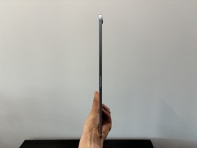 Side view of iPad Air 2024.