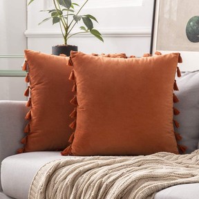 Velvet Throw Pillows