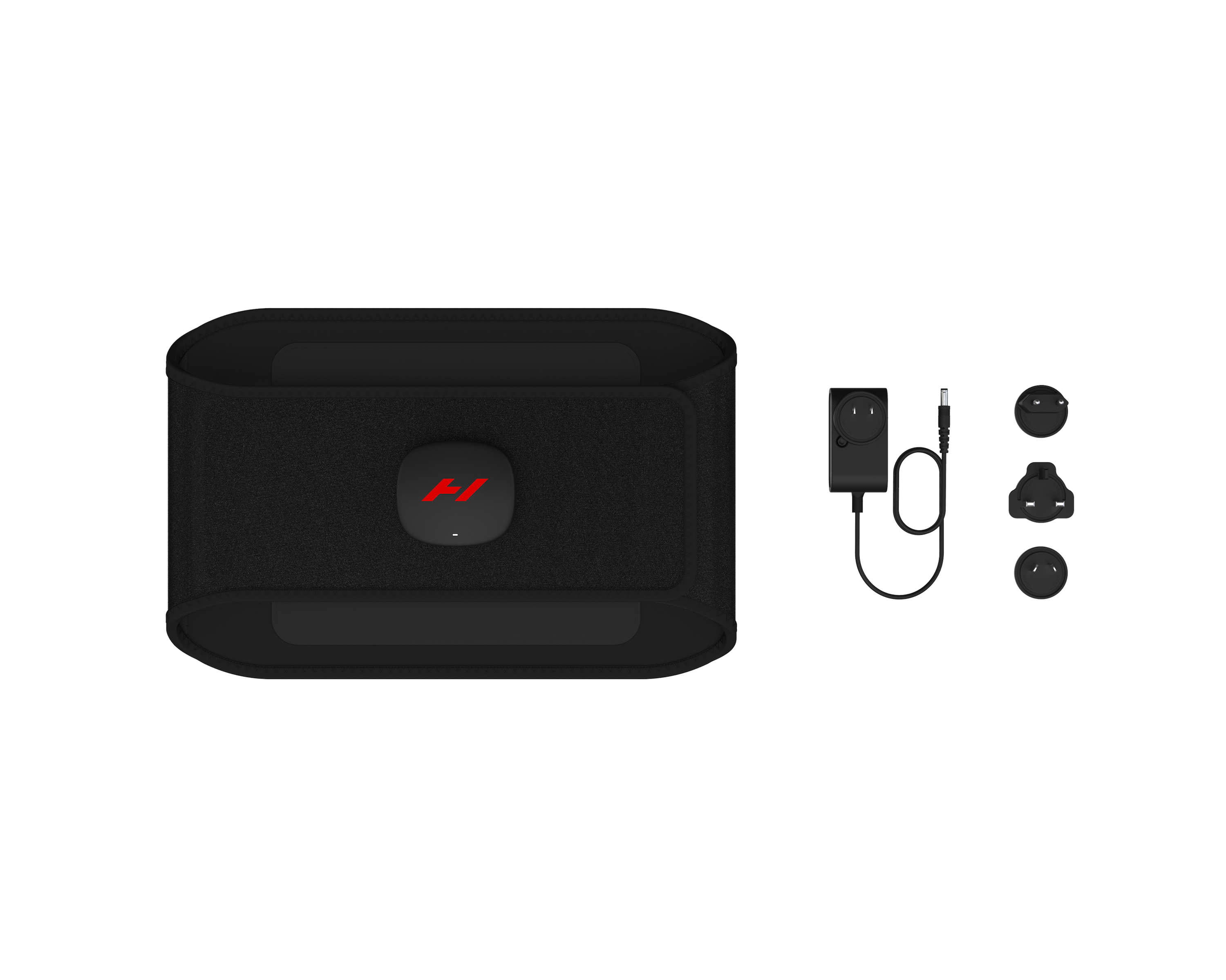  A wearable heated massager wrap.