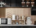 Expandable Kitchen Cabinet and Countertop Shelf Organizer.