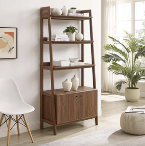 The Bixby shelf also comes in a darker Oak.