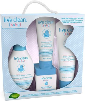 Live Clean Baby Gentle Moisture Baby Essentials Gift Set