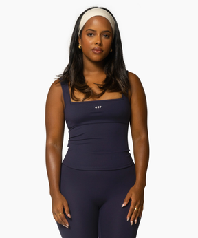 The Square Tank navy