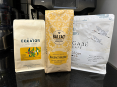 A few of the many bags of coffee I tried to create this list of my favourite Canadian roasters.