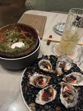 Fresh and stone-cooked seafood, paired with crafty cocktails at Pilina.