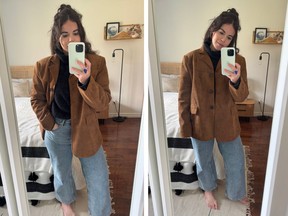 Vegan Suede Blazer