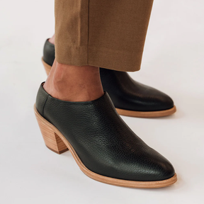poppy barley black The Heeled Mule