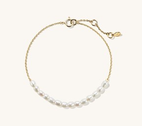 mejuri Tiny Pearl Bracelet