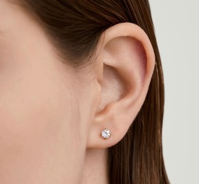 mejuri round topaz studs