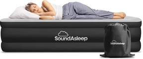 SoundAsleep Dream Series Air Mattress with Comfort Coil Technology & Internal High Capacity Pump