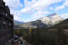 Fairmont Banff Springs view