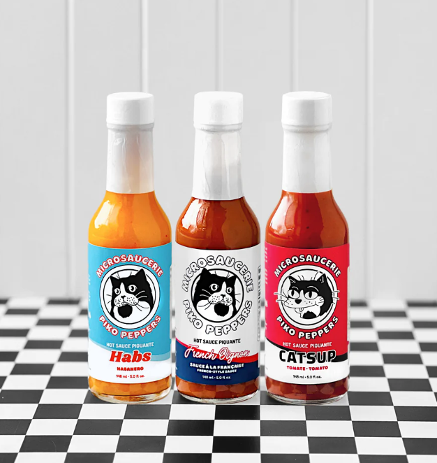  Trio Habs/Catsup/French Oignon.