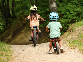 Hop on the bikes and get exploring.