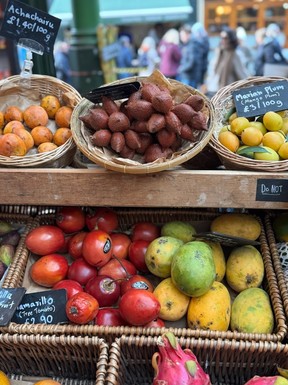 exotic fruit at Borough Market