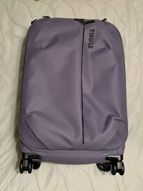 reviewing Thule Aion Carry On Spinner.