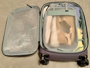 packed Thule Aion Carry On Spinner