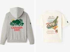 Canada Dry X Roots hoodie and t-shirt.