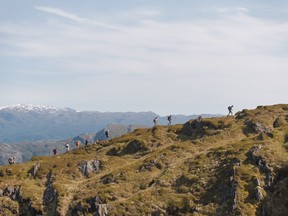 Exploring Bruvik, Norway during Helly Hansen's Open Mountain Month.