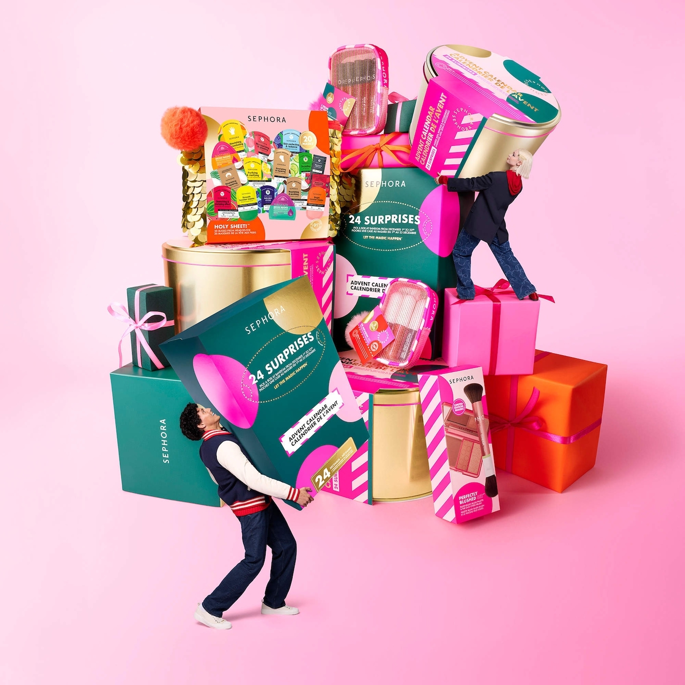  Sephora Collection Premium Makeup & Skincare Advent Calendar Gift Set.