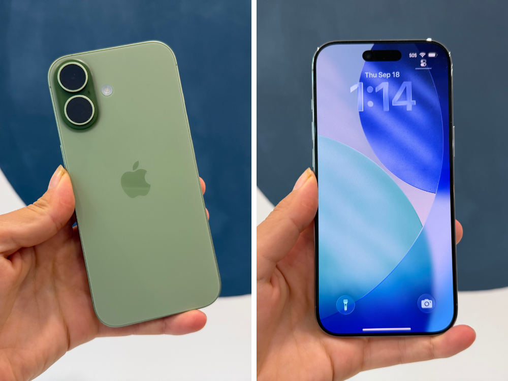  iPhone 17 in Sage.