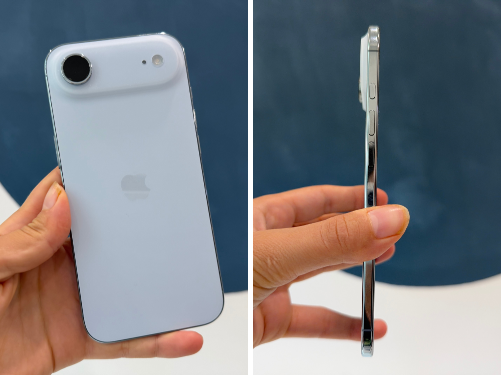  iPhone Air in Sky Blue.