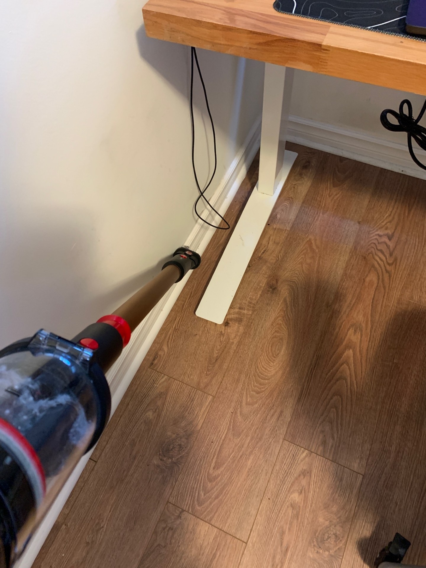  The Dyson V16 Piston Animal works well on baseboards and trim.