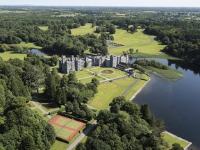 Ashford Castle is surrounded by 350 acres and is on the north shore of Lough Corrib.