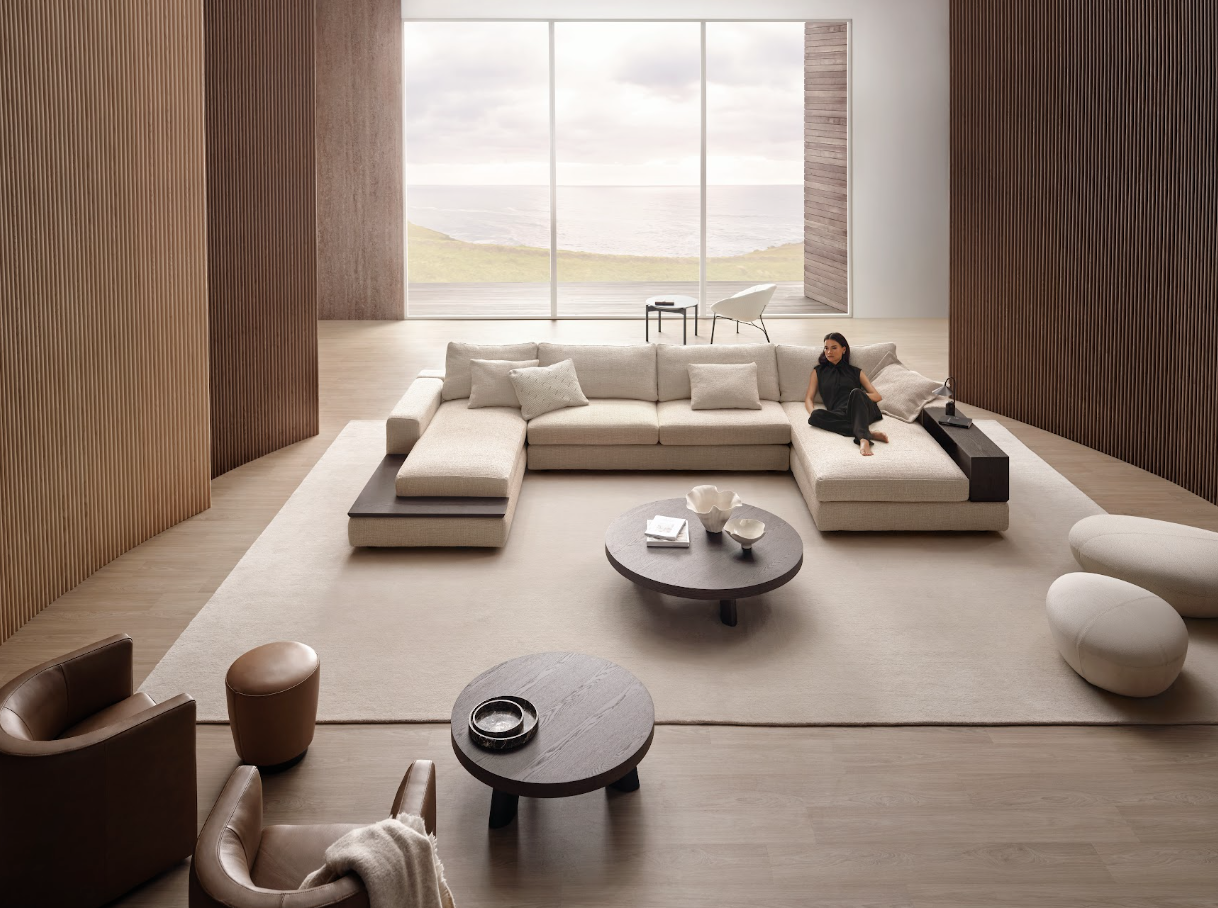 The Jasper Modular Sofa is available in over 200 fabrics and leathers.