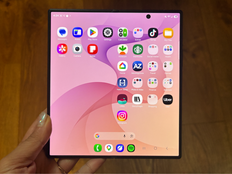 Samsung Galaxy Z Fold8 Ultra when unfolded.