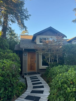 Cottage 1, our replication of Frankie and George's cottage at Long Beach Lodge resort