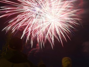 Fireworks lit up the sky over Muskoseepi Park at midnight, July 1 as Grande Prairie,  kicked off its Canada Day Celebrations.