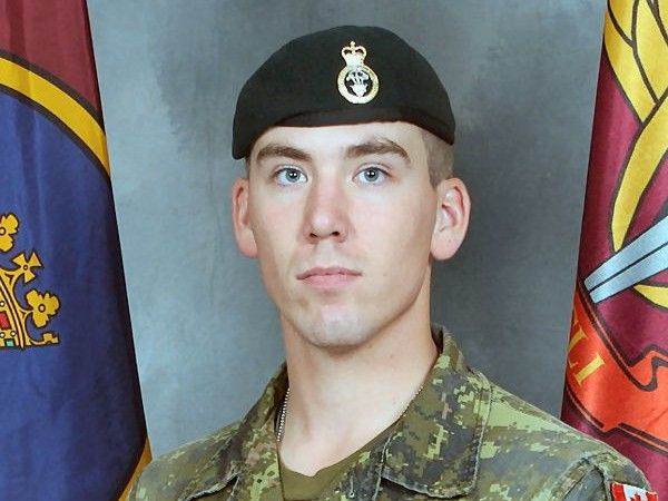 The happiest man in NATO: Private Joel Vincent Wiebe