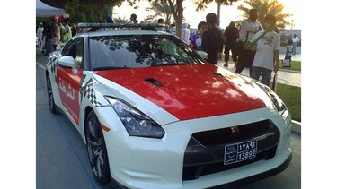 Nissan’s GT-R police car.
