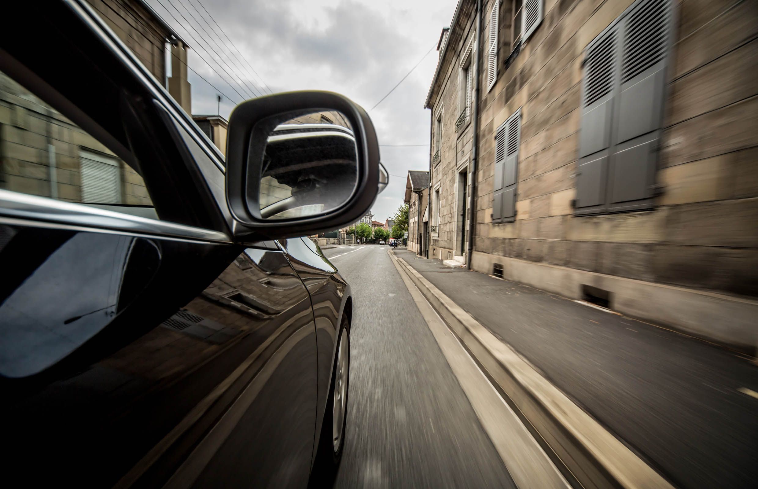 Check mirrors before opening doors Driving