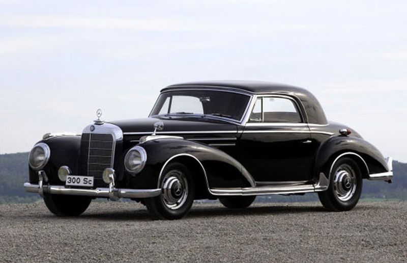 Inspired by this: 1955 Mercedes-Benz 300 SC. (Handout/Gullwing America)