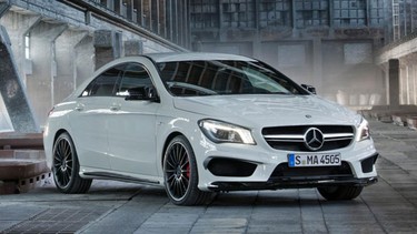 The all-new Mercedes-Benz CLA 45 AMG will be officially unveiled at the New York Auto Show next week. (Handout/Mercedes-Benz)