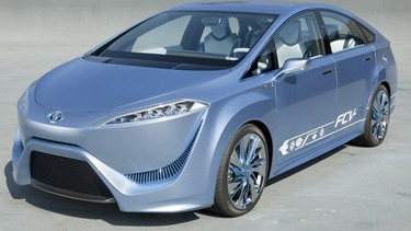 Toyota Motor's concept model "FCV-R" (Fuel Cell Vehicle - Reality and Revolution).