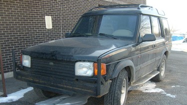 A face only its owner could love: Grainger's Land Rover.