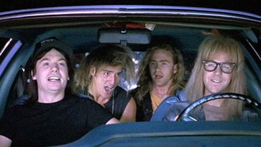 Queen’s “Bohemian rhapsody” was featured in a memorable driving scene in the 1990s film Wayne's World.