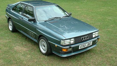 1987 Lago Blue Metallic Audi Quattro.