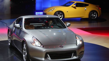 Nissan reveals its 370Z sports car as the Los Angeles Auto Show.