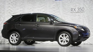 The Lexus RX 350 was unveiled at the LA Auto Show in Los Angeles.