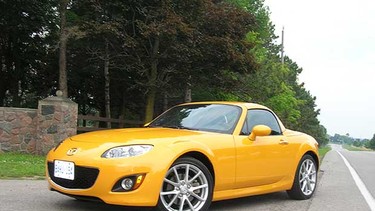 2009 Mazda MX-5 convertible.